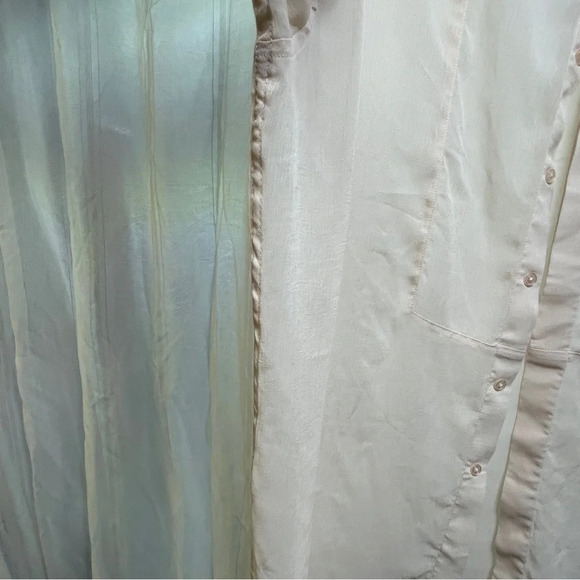 Sheer asos design light peach colored large blouse - Picture 10 of 13